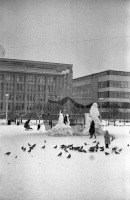 Саратов - Ледяные пингвины на площади Революции