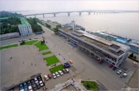 Саратов - Речной вокзал и мост