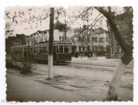 Саратов - Трамвай на улице Кутякова у Смурского переулка