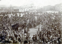 Саратов - Празднование годовщины Великого Октября на площади Революции