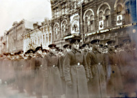 Саратов - Курсанты артиллерийского училища на параде 7 ноября 1959 г.