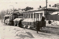 Саратов - Уборка снега на улице Чернышевского