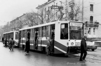 Саратов - Новый трамвай КТМ-8 на улице Чернышевского