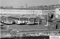 Франция - Франция. Автобусы ожидают советских туристов - 1977