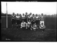 Франция - Нант. Команда по регби Коломбес, 1910