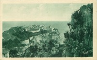 Франция - Общий вид Монако со стороны скал Обсерватории