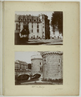  - Нант. Старый замок, мост и Сторожевые башни, 1898
