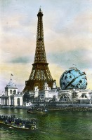 Париж - Парижская выставка 1900 года. : Эйфелева башня