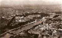 Париж - PARIS Panorama sur la Seine et la butte Montmartre Франция , Метрополия Франция , Иль-де-Франс , Париж