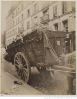 Париж - Уборка улиц. Вывоз мусора, 1910