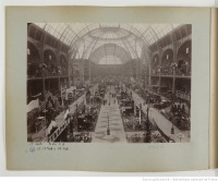 Париж - Интерьер павильона Парижской автомобильной выставки, 1901