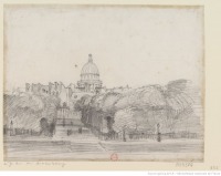 Париж - Люксембургский сад и Пантеон, 1841
