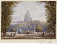 Париж - Люксембургский сад и Пантеон, 1834-1882