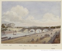 Париж - Мост Людовика XVI, 1820-1830