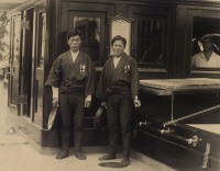 Япония - Японцы джанрикши, спасшие Цесаревича от угрожавшей опасности при покушении на него в городе Отцу