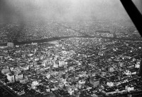 Япония - Токио с высоты 5 августа 1955 года.