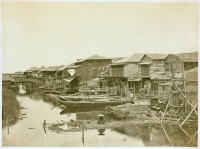 Иокогама - Рыбацкие лодки в заливе  Иокогамы, 1870-1879