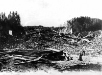 Алма-Ата - Военные лагеря Верного, разрушенные во время землетрясения