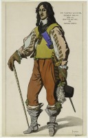 Ретро мода - Английский мужской костюм XVII в.  Сэр Томас Уортон, 1638-1640