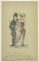 Ретро мода - Английский костюм 1800-1809. Платье для прогулок, 1807