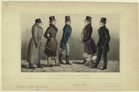 Ретро мода - Английский мужской костюм, 1820-1829. Денди на Бонд Стрит, 1820