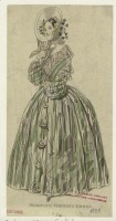 Ретро мода - Женский костюм. Англия, 1830-1839. Платье для утренних визитов