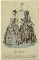Ретро мода - Женский костюм. Англия, 1840-1849. Французская мода в Лондоне