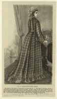 Ретро мода - Женский костюм. Англия, 1860-1869. Халат для завтрака, 1869