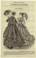 Ретро мода - Женский костюм. Англия, 1860-1869. Весенние костюмы, 1867