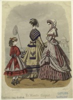 Ретро мода - Женский костюм. Англия, 1860-1869. Ле Монд Элегант, 1868