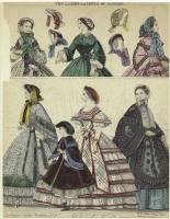 Ретро мода - Женский костюм. Англия, 1860-1869. Вестник моды, 1860