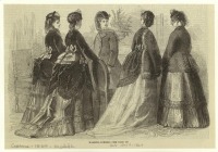 Ретро мода - Женский костюм. Англия, 1860-1869. Платья для прогулок, 1869