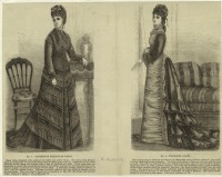  - Женский костюм. Англия, 1870-1879. Модные платья, 1875