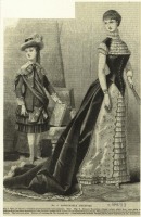Ретро мода - Детский костюм. Англия, 1880-1889. Модные платья, 1883