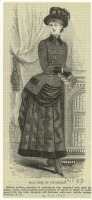 Ретро мода - Детский костюм. Англия, 1880-1889.  Платье для девушки, 1883