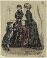 Ретро мода - Детский костюм . Франция, 1880-1889. Платья для приёмов, 1881