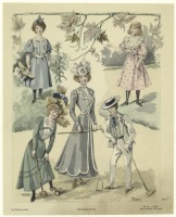 Ретро мода - Детский костюм . Франция, 1890-1899. Спортивная одежда, 1899