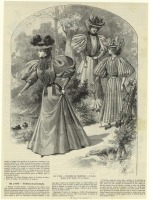 Ретро мода - Детский костюм . Франция, 1890-1899. Платья для прогулок, 1895