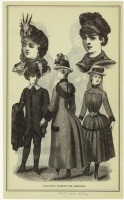 Ретро мода - Детский костюм. США, 1880-1889. Детская мода,  февраль 1886