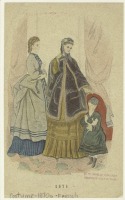 Ретро мода - Детский костюм. Франция, 1870-1879. Одежда для посещений, 1871