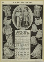 Ретро мода - Детский костюм, 1900-1909. Нижнее бельё, 1909