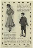 Ретро мода - Детский костюм, 1900-1909. Повседневная одежда, 1908