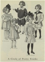 Ретро мода - Детский костюм, 1910-1919. Круг красивых платьев, 1911