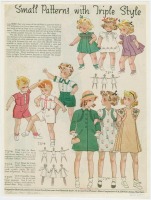 Ретро мода - Детский костюм, 1930-1939.  Модная одежда, 1937