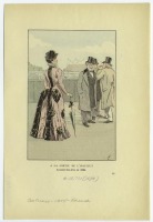 Ретро мода - Женский костюм. Франция, 1880-1889. Одежда для прогулок, 1884