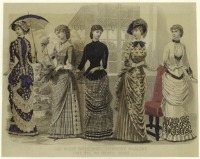 Ретро мода - Женский костюм. Франция, 1880-1889. Загородная парижская мода, 1883