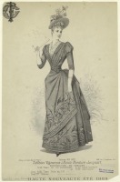 Ретро мода - Женский костюм. Франция, 1880-1889. Высокий стиль, 1889