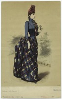 Ретро мода - Женский костюм. Франция, 1880-1889. Одежда для прогулок, 1887