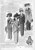 Ретро мода - Модные силуэты. Журнал Вестник моды, 1911 год