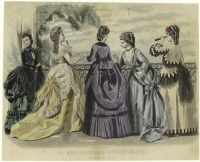Ретро мода - Женский костюм. Франция, 1870-1879. Одежда для посещений, 1870